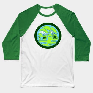 wetland landscape birdland ecopop Baseball T-Shirt